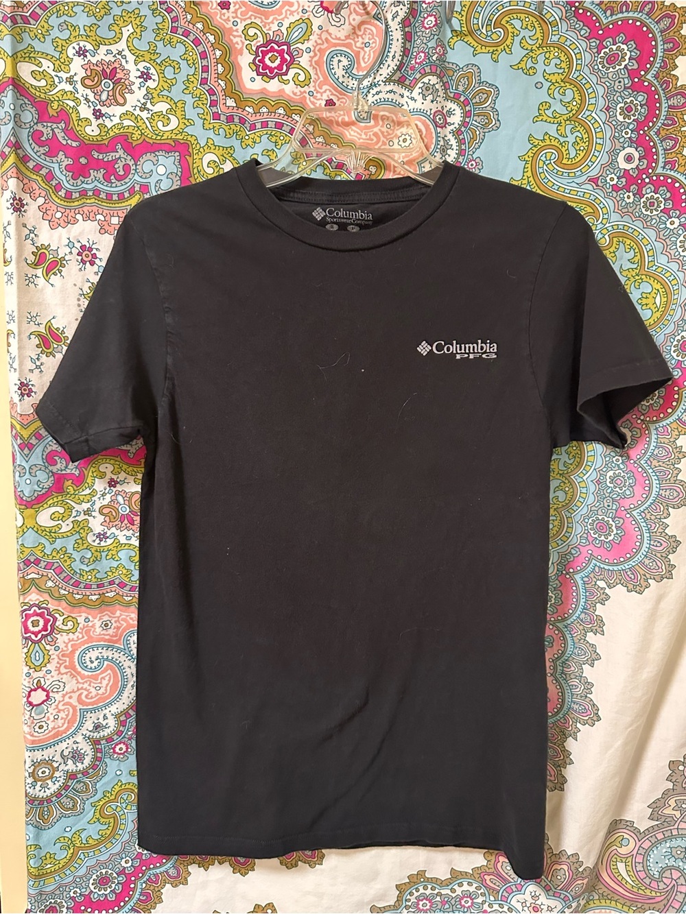 Columbia Black Short Sleeve Logo T-Shirt